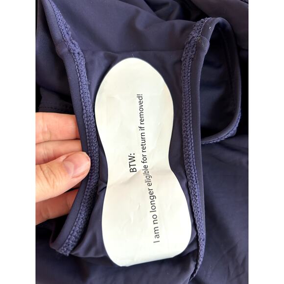 Andie Swim the Tulum Eco Nylon One Piece in Navy S Tall - Picture 4 of 5